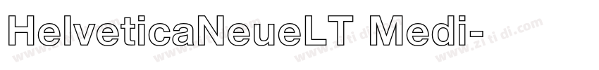 HelveticaNeueLT Medi字体转换